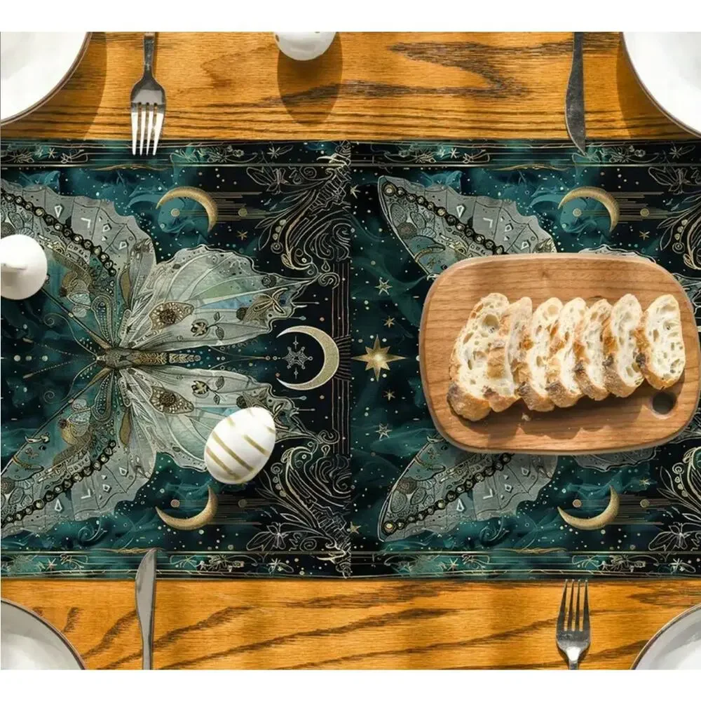 Celestial Moth Table Runner 13